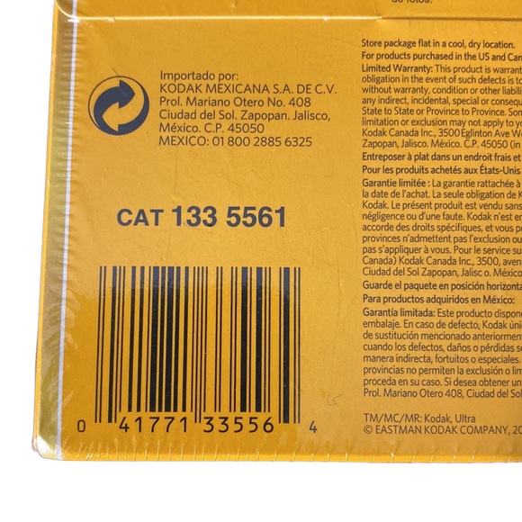 Kodak Art Sealed Kodak 0 Sheets Ultra Premium 4x6 Photo Paper